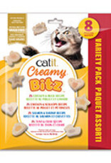 Catit Catit Creamy Bitz Soft Cat Treats - Variety Flavours - 8 pack - 96g (3.4 oz)