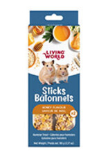 Living World Hamster Treat Sticks - Honey Flavour - 2 pack - 90 g (3.17 oz)