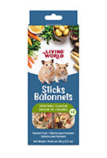 Living World Hamster Treat Sticks - Vegetable Flavour - 2 pack - 90 g (3.17 oz)