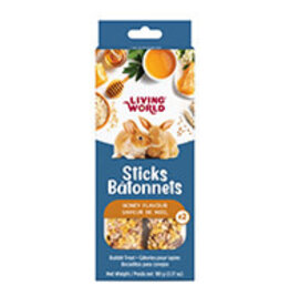 Living World Rabbit Treat Sticks - Honey Flavour - 2 pack - 90 g (3.17 oz)