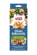 Living World Rabbit Treat Sticks - Vegetable Flavour - 2 pack - 90 g (3.17 oz)
