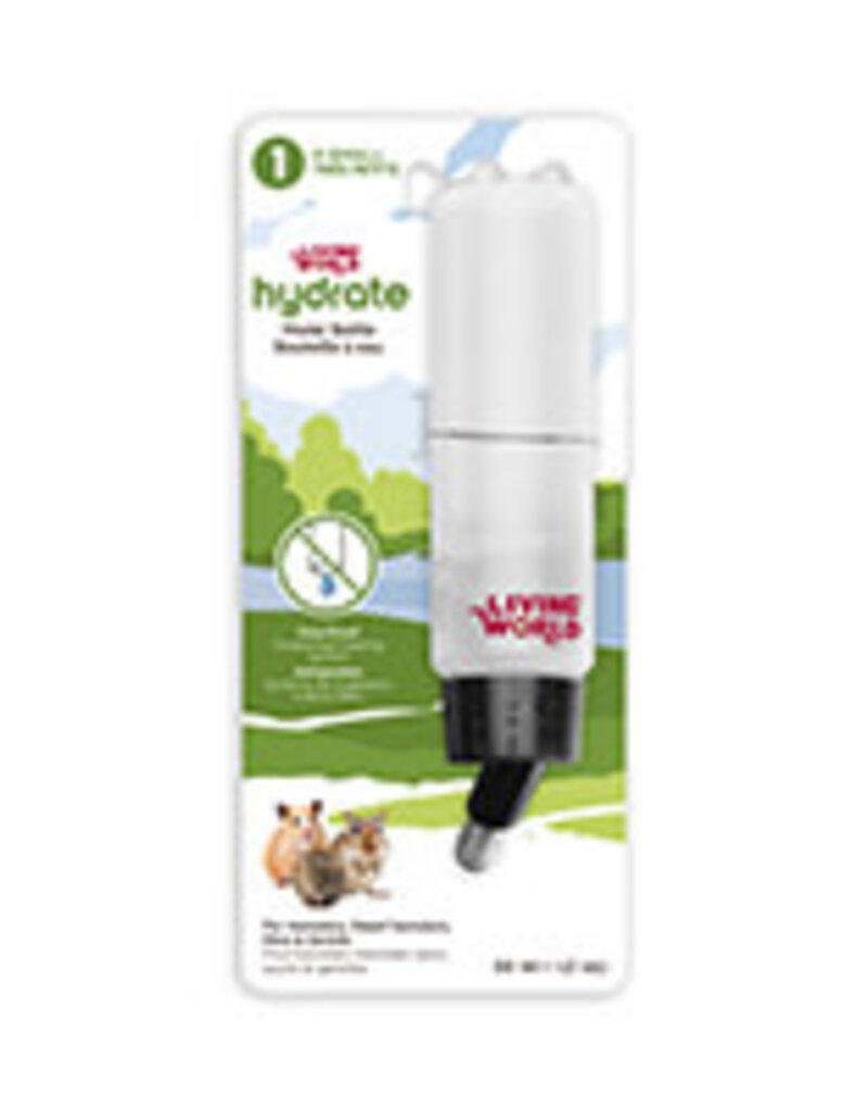 Living World Hydrate Leak-Proof Plastic Water Bottle - X-Small - 60 mL