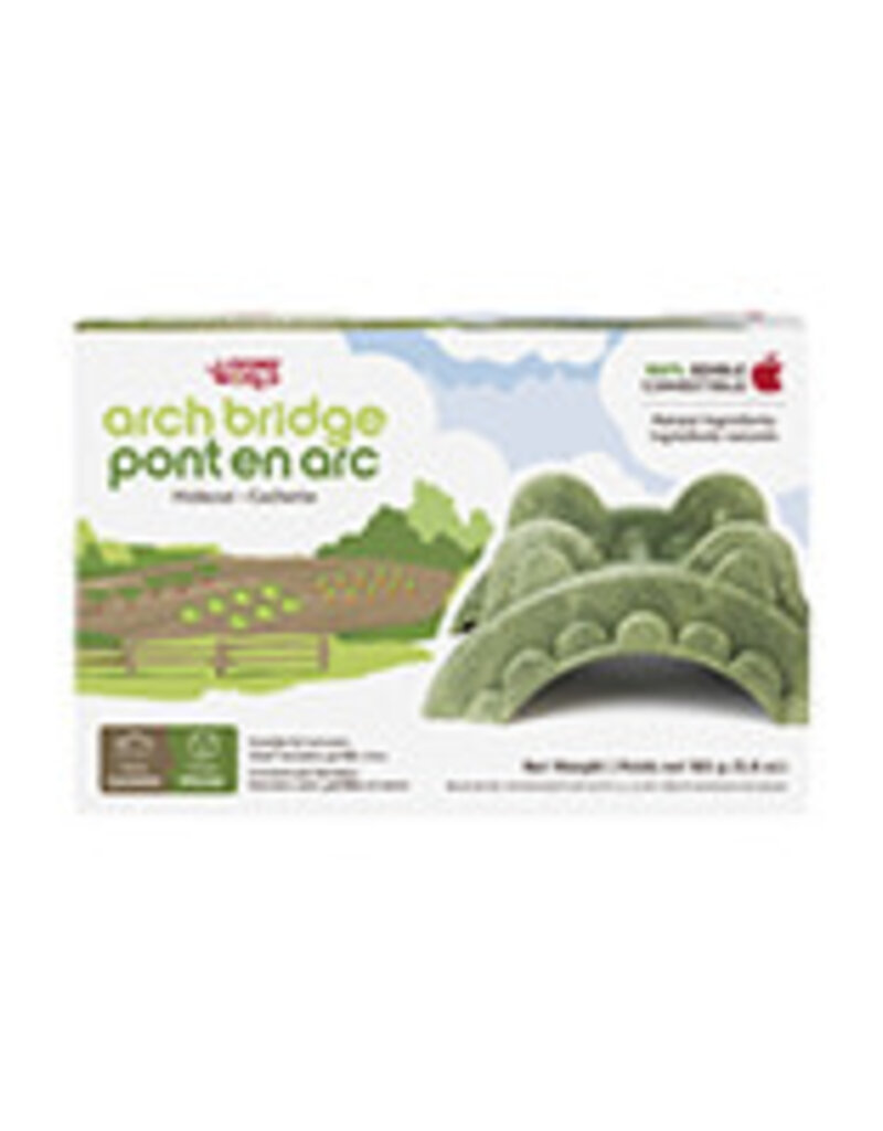Living World Edible Arch Bridge Hideout - Green - 165 g (5.8 oz)
