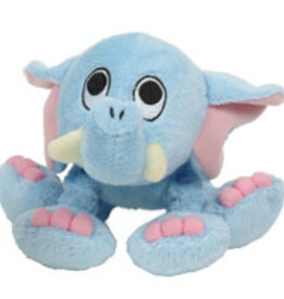 Dogit Dogit "Puppy Luvz" Plush Dog Toy with Squeaker - Blue Elephant