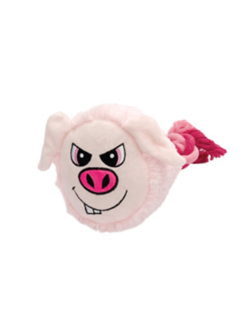 Dogit Dogit Stuffies Dog Toy – Big Head Friend - Pig - 23 cm (9 in)