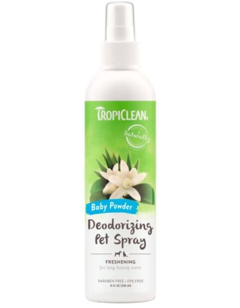 TropiClean TropiClean Baby Powder Deodorizing Pet Spray Dog 8oz