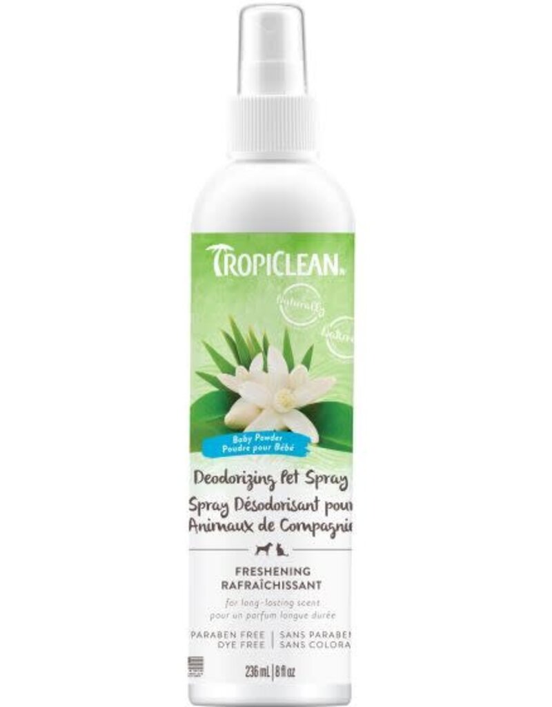 TropiClean TropiClean Baby Powder Deodorizing Pet Spray Dog 8oz