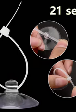 Temu Suction Cups with Zip Ties - 1 set
