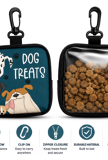 Temu Portable Clip On Dog Treat Pouch - Assorted Dog Designs 1pc