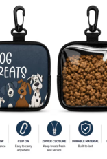 Temu Portable Clip On Dog Treat Pouch - Assorted Dog Designs 1pc