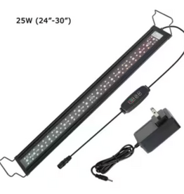 Temu Full Spectrum LED Adjustable Aquarium Light 24-30" - 25W