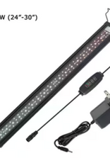 Temu Full Spectrum LED Adjustable Aquarium Light 24-30" - 25W