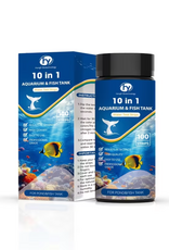 Temu 10 in 1 Aquarium Test Strips - 100 pk