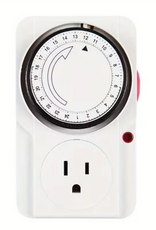 Temu 24-Hour Plug-in Mechanical Timer for Aquariums
