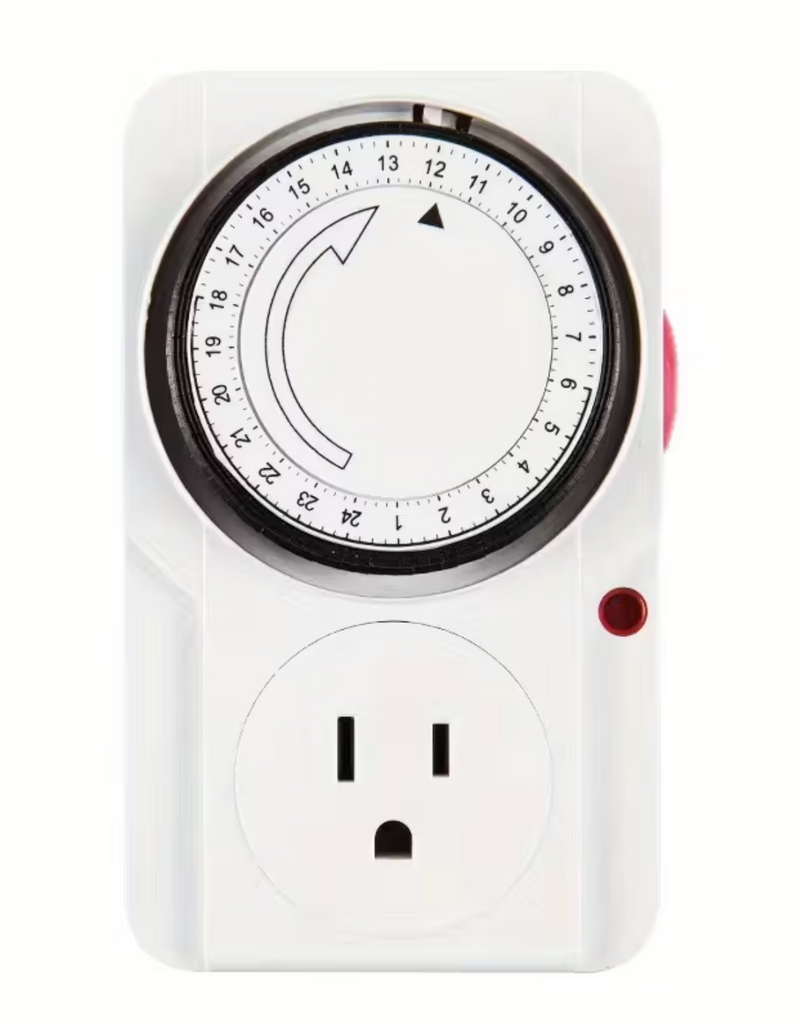 Temu 24-Hour Plug-in Mechanical Timer for Aquariums