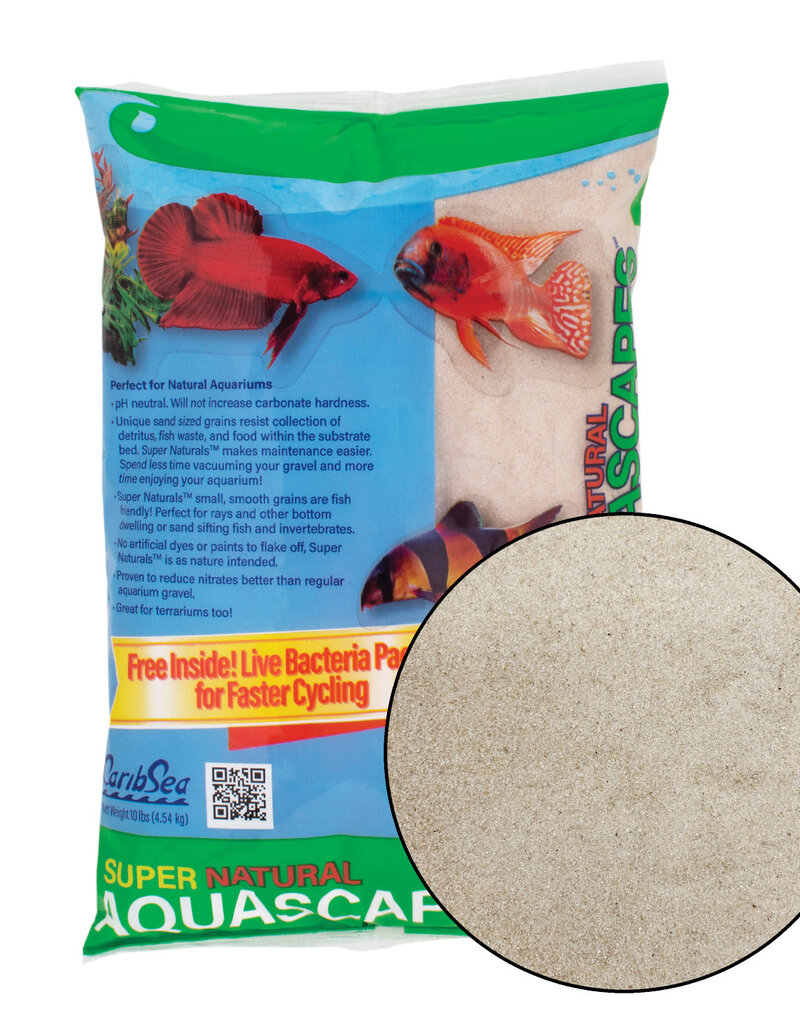 CaribSea CaribSea Super Naturals Moonlight Sand - 20 lb