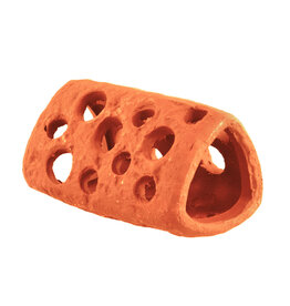 Underwater Treasures Underwater Treasures Ceramic Tube - Holey - Orange