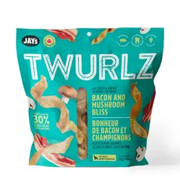 Jay's Jay's Twurlz Bacon Mushroom Dog Treats 300g