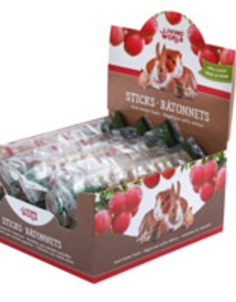 Living World Small Animal Sticks - Apple Flavour - 45 g