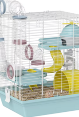 PawHut PawHut 3 Level Hamster Cage with Accessories -  Blue (14" x 11" x 16")