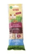 Living World Guinea Pig Sticks Fruit Flavour - 2 pack