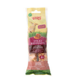 Living World Rabbit Sticks Honey Flavour - 2 pack