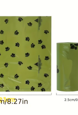 Temu Bulk Waste Bags - 1 Roll/20 Bags - Green