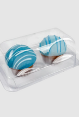 Bosco and Roxy's Cookie - Bosco and Roxy's Prepackaged Happy Bark-Day Cupcake Duo - Blue 1pc.
