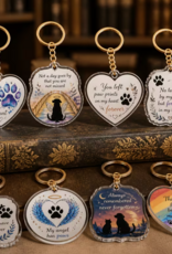 Temu Memorial Pet Keychains - Assorted Patterns & Colours 1pc.
