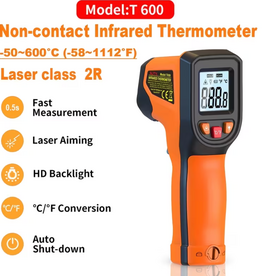Temu Laser Infrared Digital Thermometer Gun