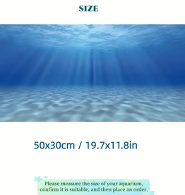Temu Aquarium Background - Sunny Beach - 19.7x11.8in