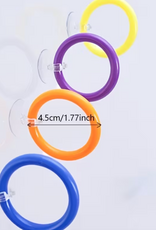 Temu Bulk - Betta Ring with Suction Cup - Assorted Colours 1pc.