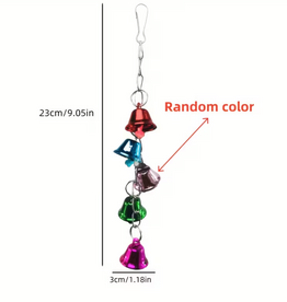 Temu Hanging 5-Bell Bird Toy 1pc.