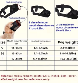 Temu Soft Fit Muzzle - Black M