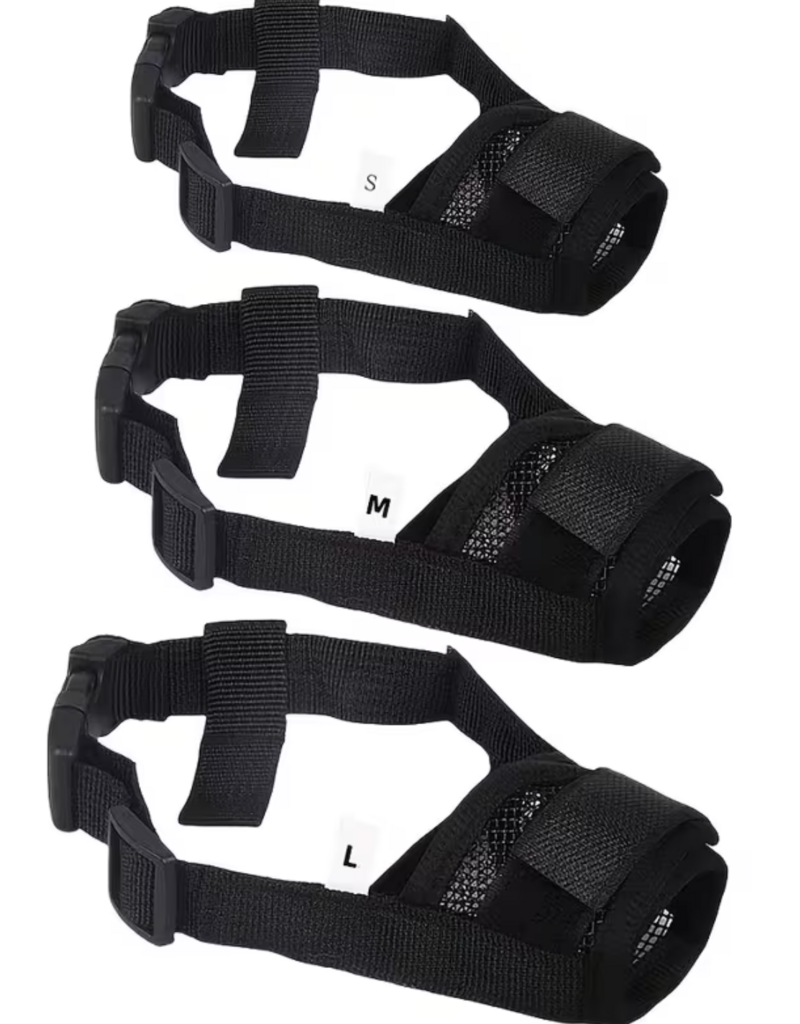 Temu Soft Fit Muzzle - Black M