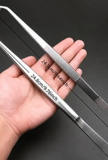 Temu Stainless Steel Feeding Tongs - Cruved 9.64in - 1pc