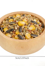 Temu Hamster Wooden Food Bowl 1pc.