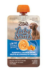 zoe Zoe Licky Snack - Pumpkin & Salmon Recipe - 85g (3oz) Pouch