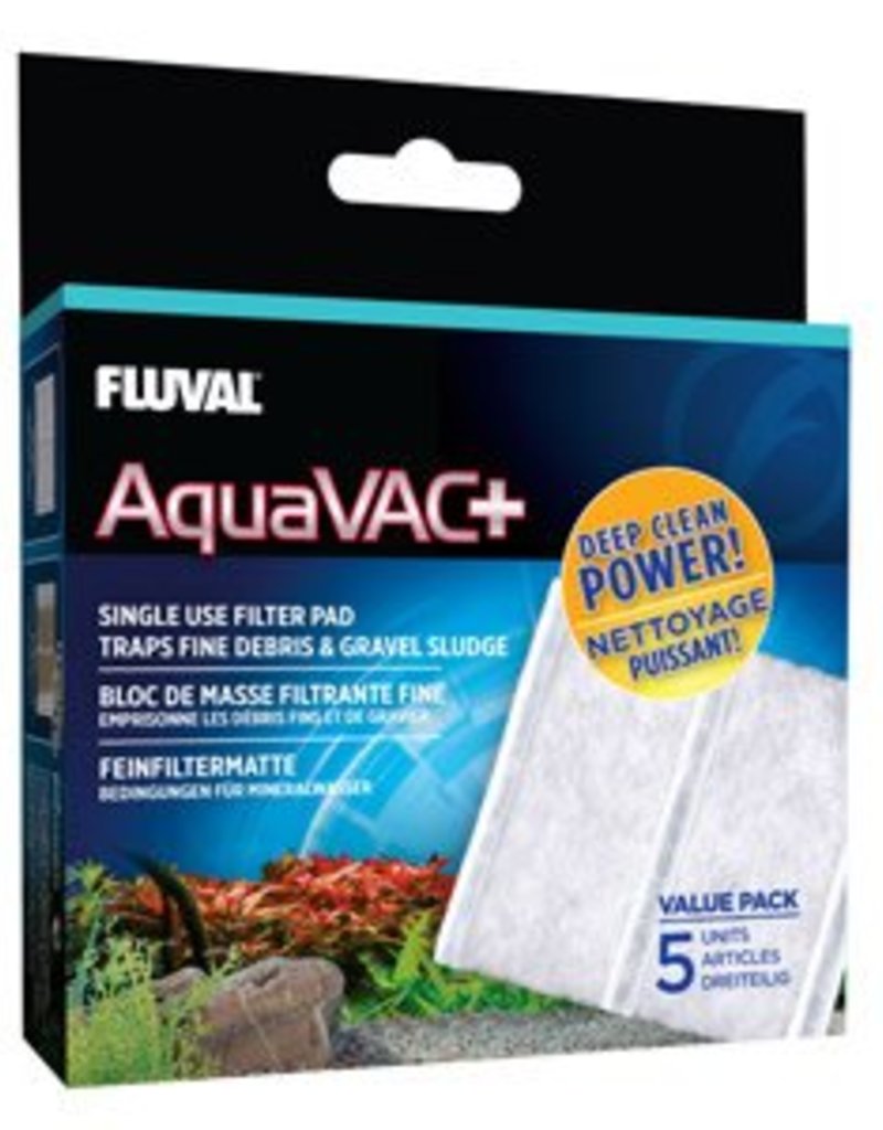 Fluval Fluval Aquavac+ Replacement Fine Filter Pad (5 Pack)