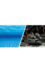 Marina Marina Double Sided Aquarium Background - Sea Scape/Natural Mystic 18" - Sold by the FOOT