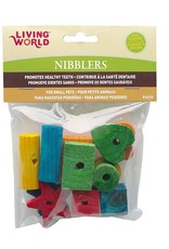 Living World Nibblers Wood Chews - Shapes Mix