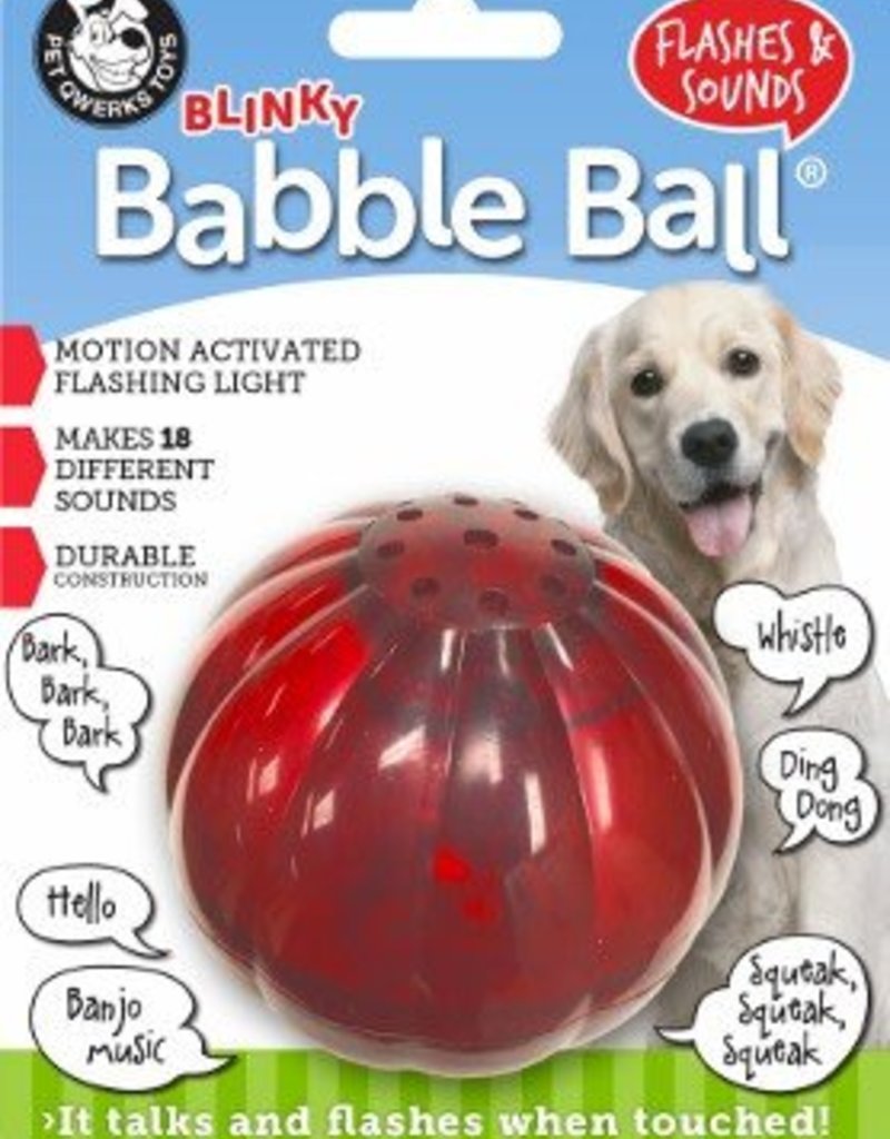 Pet Qwerks Pet Querks Blinkey Babble Ball Medium