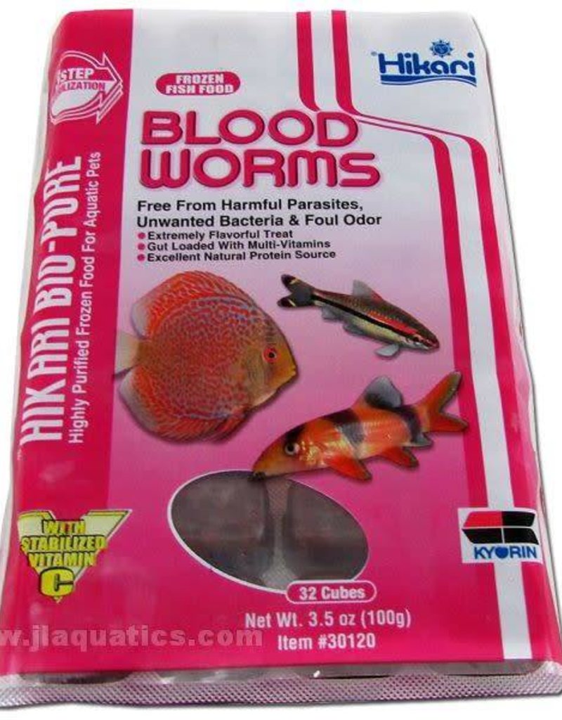V2O V2O Bloodworms 200G Double Blister Cubes