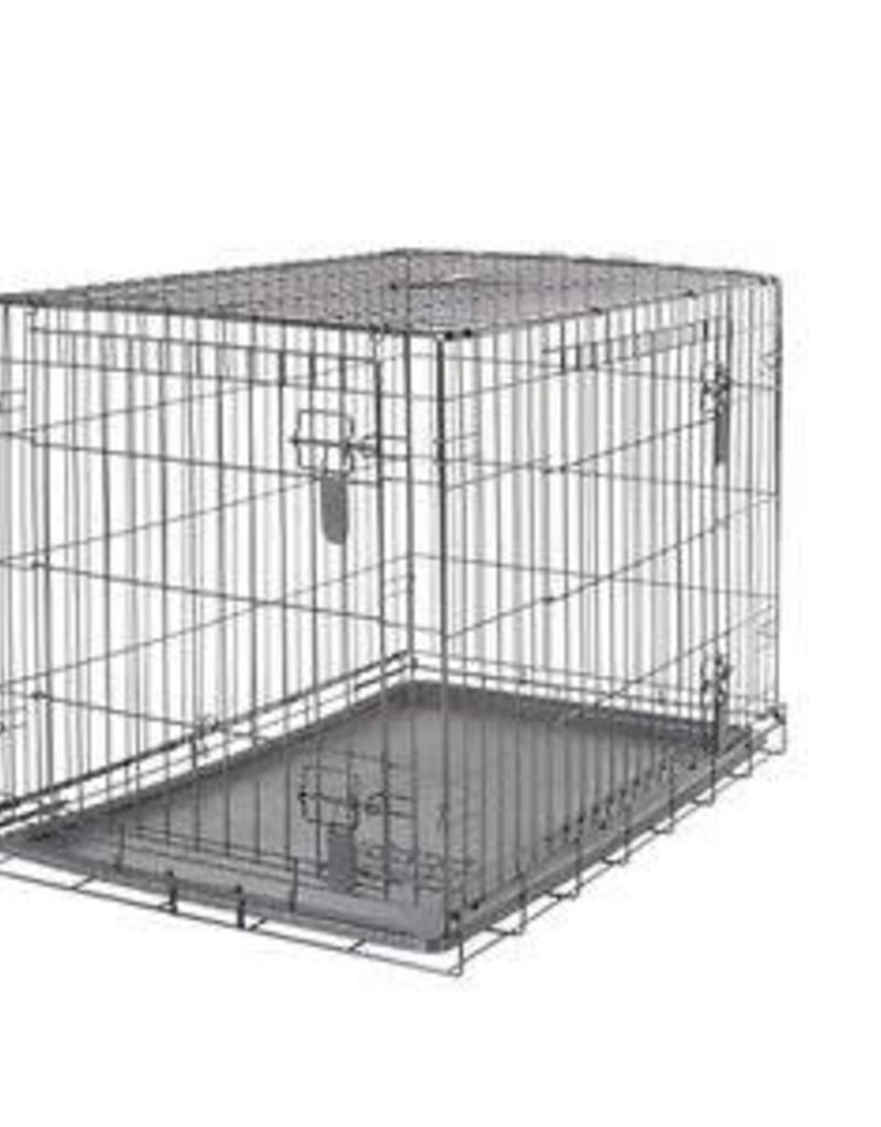Dogit Dogit Two Door Wire Home Crates with Divider - Medium - 30 x 19 x 21.5 in