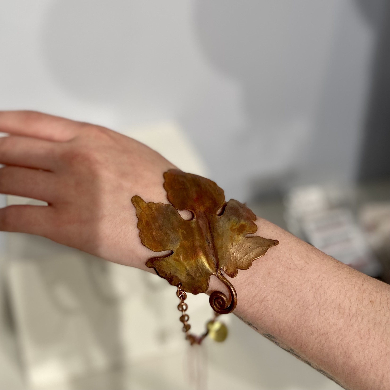 Christine Jonson Christine Jonson - copper hops leaf cuff bracelet