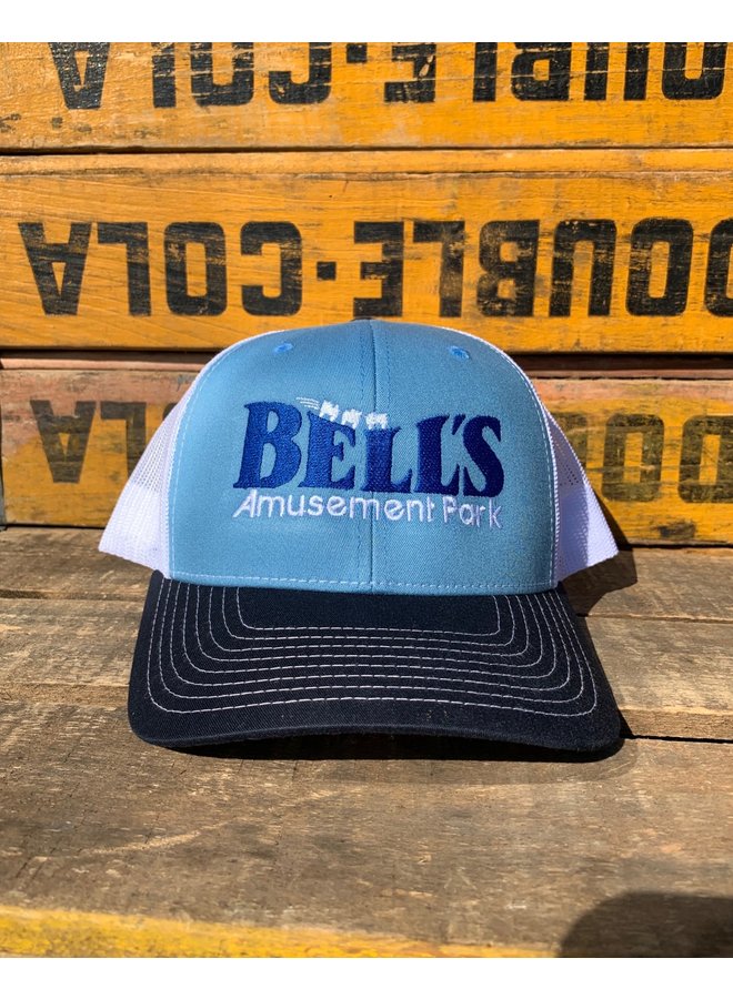 Bells Snapback Trucker Hat - Columbia Blue