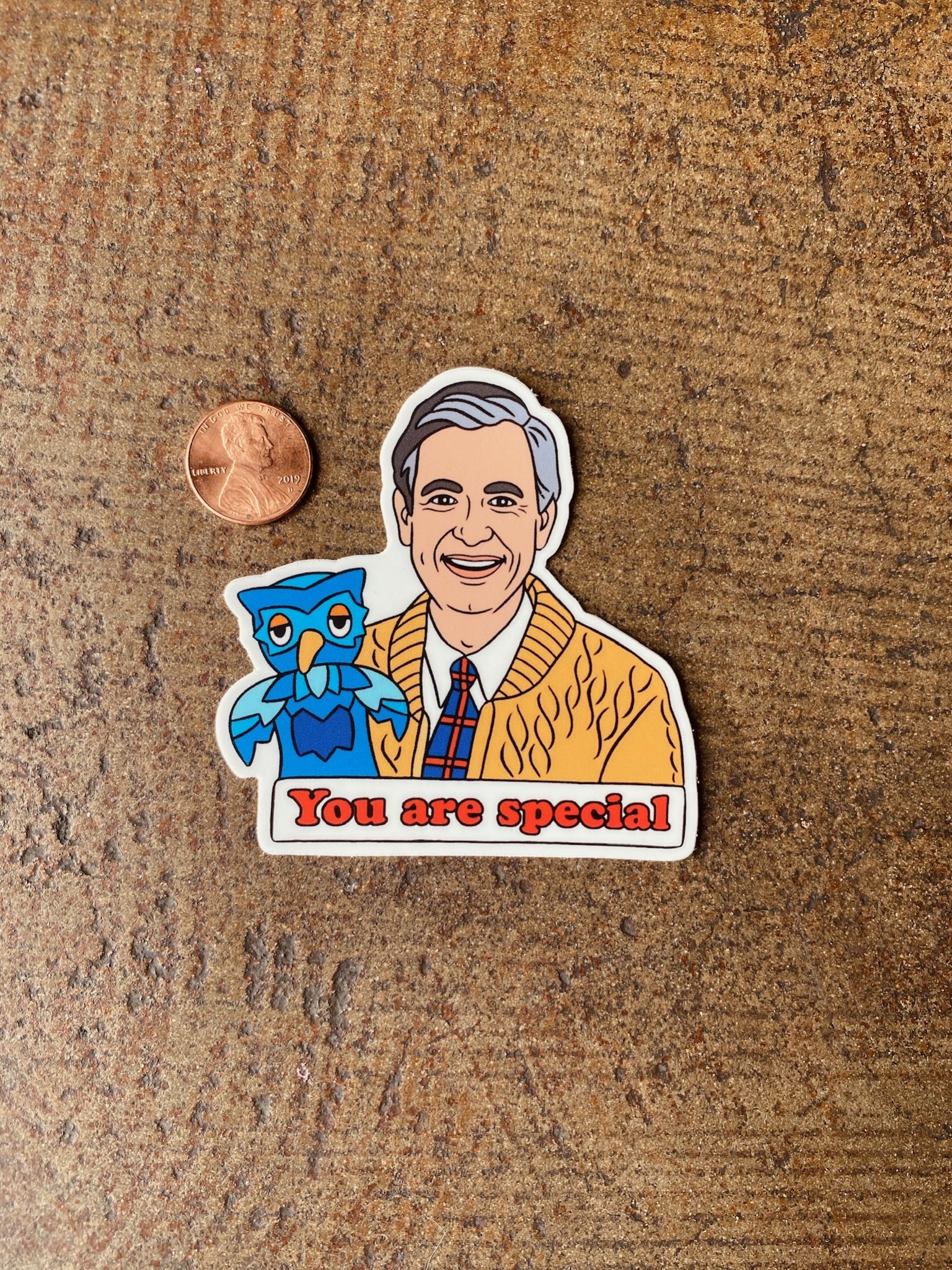 The Found Mr. Rogers Special Sticker