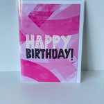 Papersalt Happy Birthday Pink Texture Card