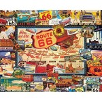 White Mountain Puzzles Route 66 Jigsaw Puzzle 1000 pc