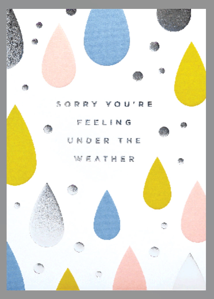 Calypso Cards Under the Weather Card